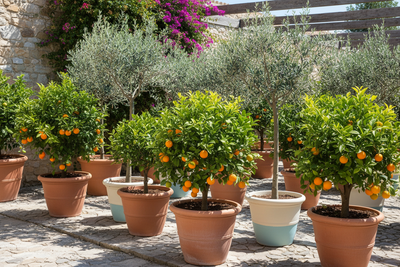 Citrus and Olive Mini Trees
