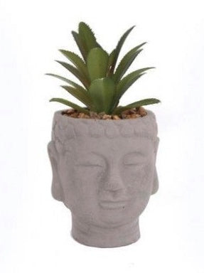 Buddha Head Plant Decoration Ornament Indoor Artificial Succulent Plant Pot