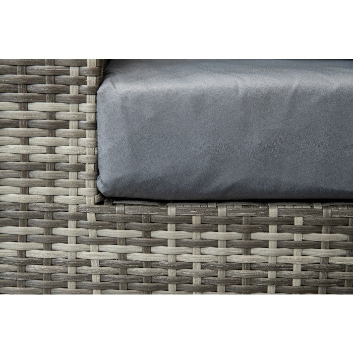 Barcelona Grey Rattan Sofa Set
