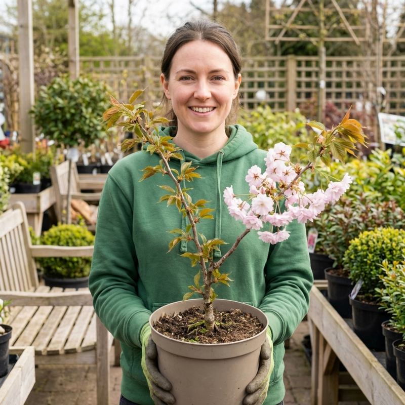 Prunus Kojo No Mai Flowering Hedging Plant, Low Maintenance Garden Rea ...
