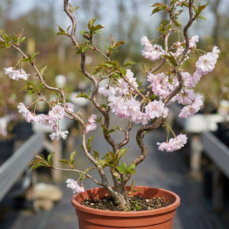 Prunus Kojo No Mai Flowering Hedging Plant, Low Maintenance Garden Rea ...