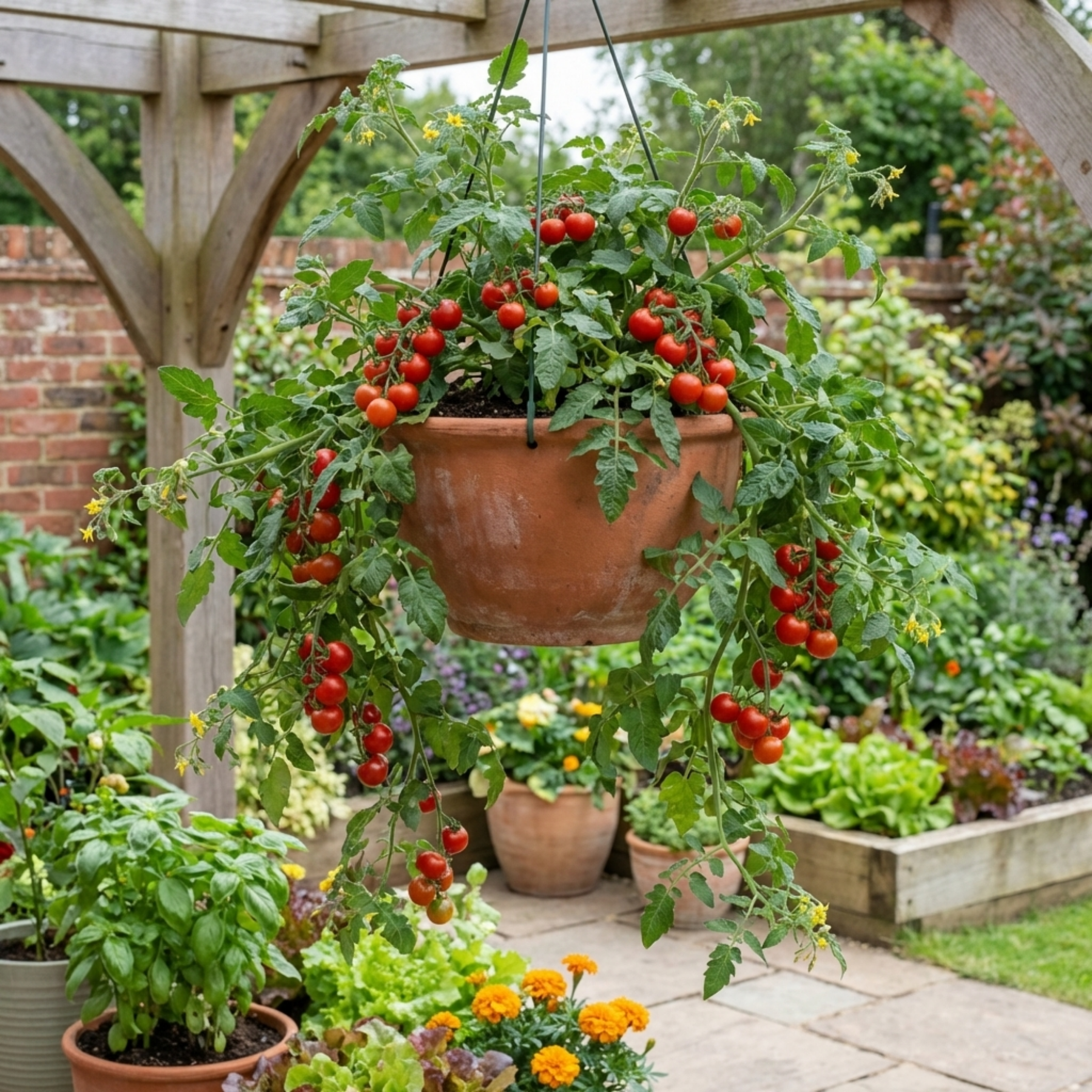 Tomato Tumbling Tom Variety, Outdoor Garden Ready, 10.5 cm – Hope ...