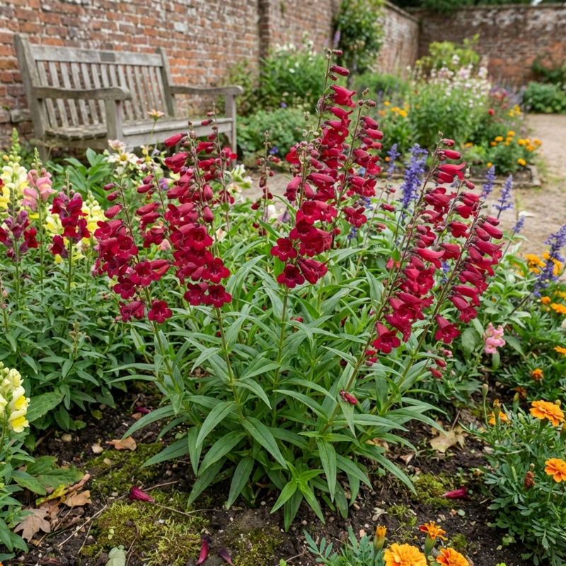 Penstemon Red Hardy Perennial Plants, Bee Friendly Summer Flowering, O ...