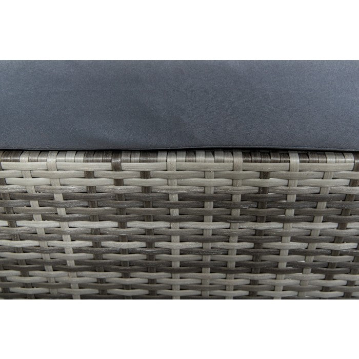 Ibiza Compact Grey Rattan Corner Sofa Set