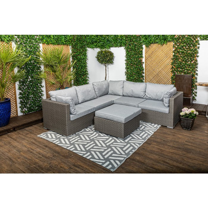 Palm Five seater Low Lounging Modular Corner Sofa Set