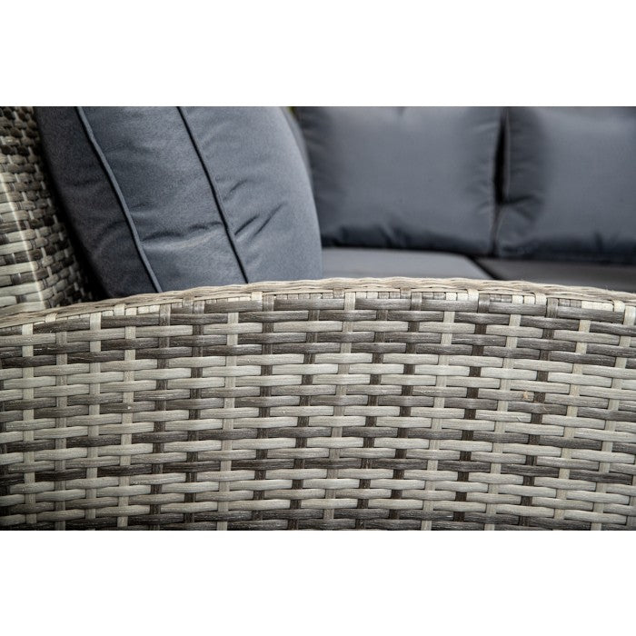 Palma Grey Rattan Casual Dining Sofa Set