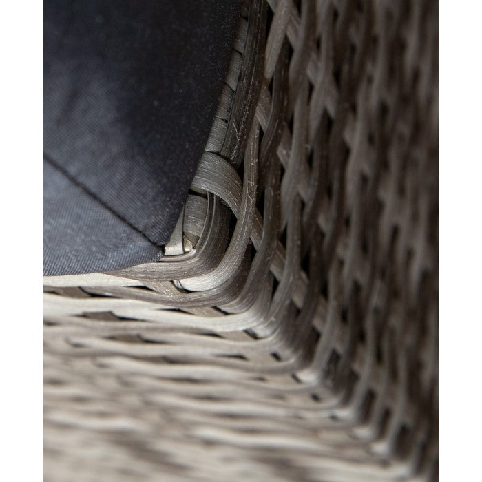 Palma Grey Rattan Casual Dining Sofa Set