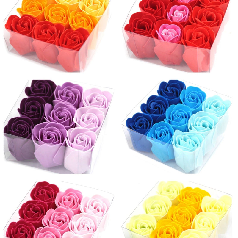 Set of 9 Soap Flowers