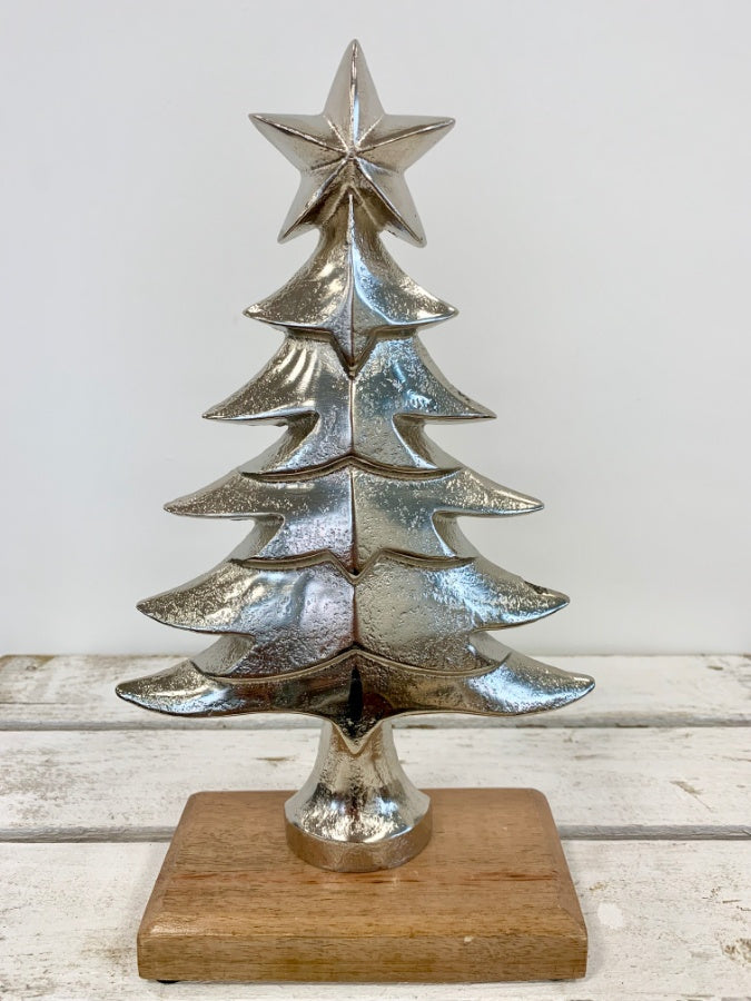 Aluminium Star Tree 30cm
