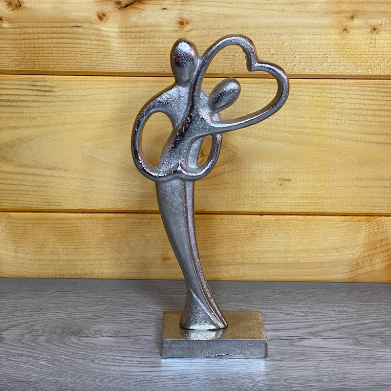 Entwined Couple Silver Figure
