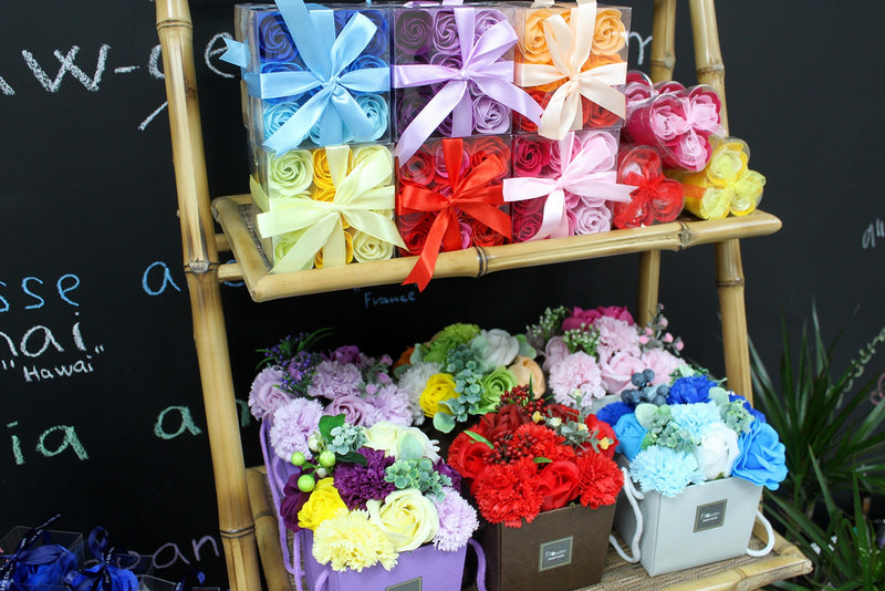 Soap Flower Bouquet - Spring Flowers