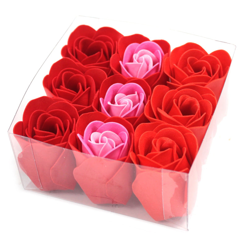 Set of 9 Soap Flowers