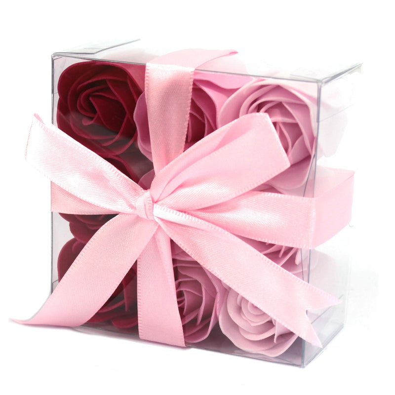 Set of 9 Soap Flowers