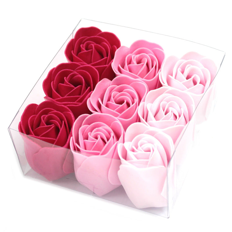 Set of 9 Soap Flowers