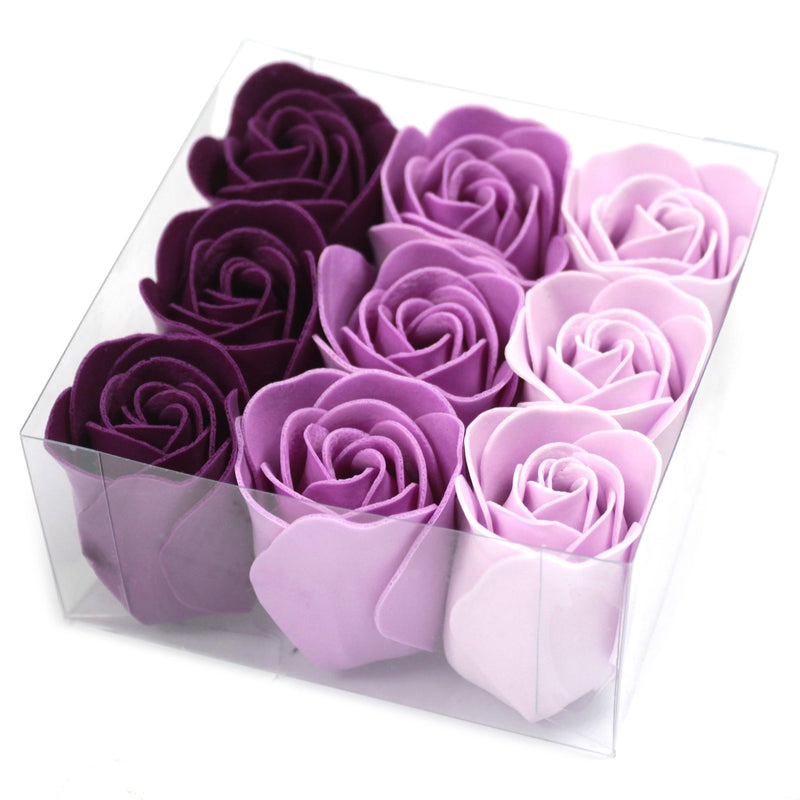 Set of 9 Soap Flowers