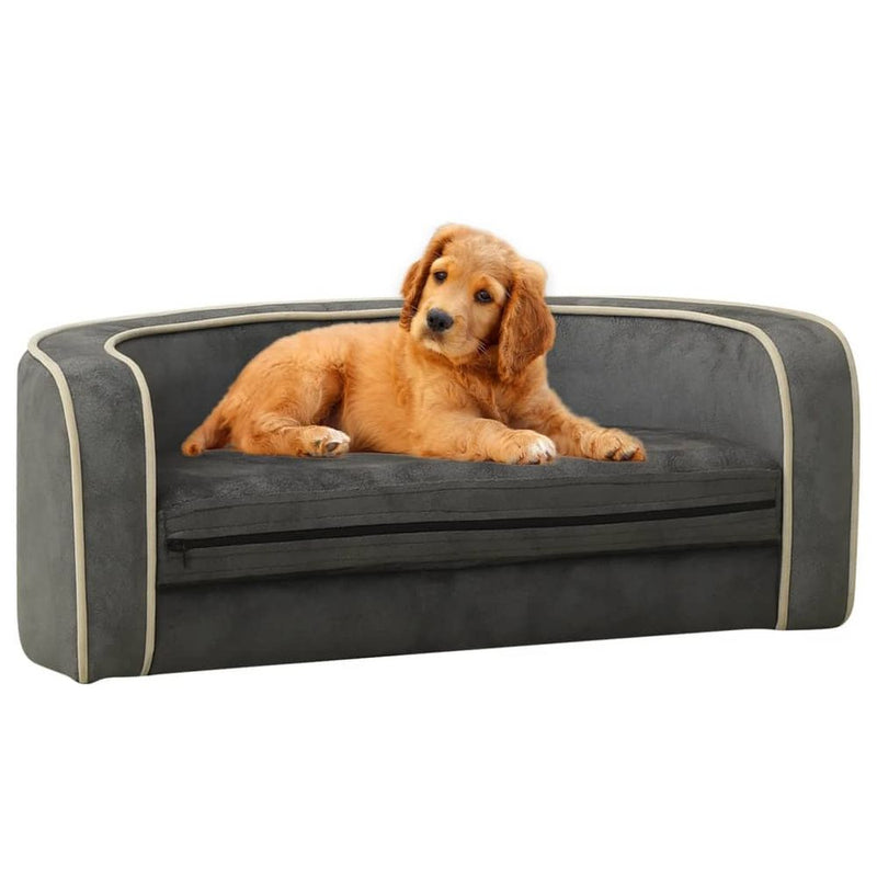 Foldable Dog Sofa 73x67x26 cm Plush Washable Cushion