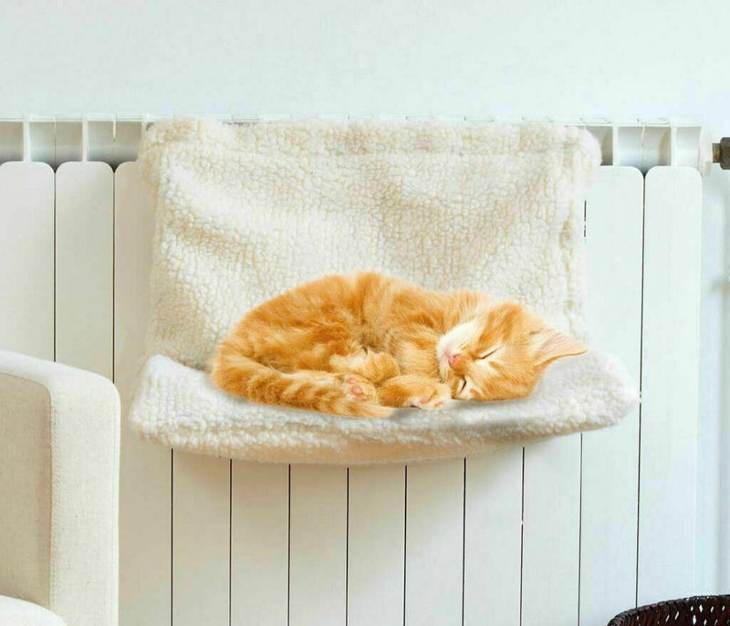 Cat Radiator Bed - Cream