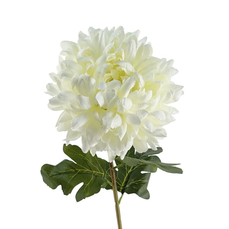75cm Extra Large Reflex Chrysanthemum - White