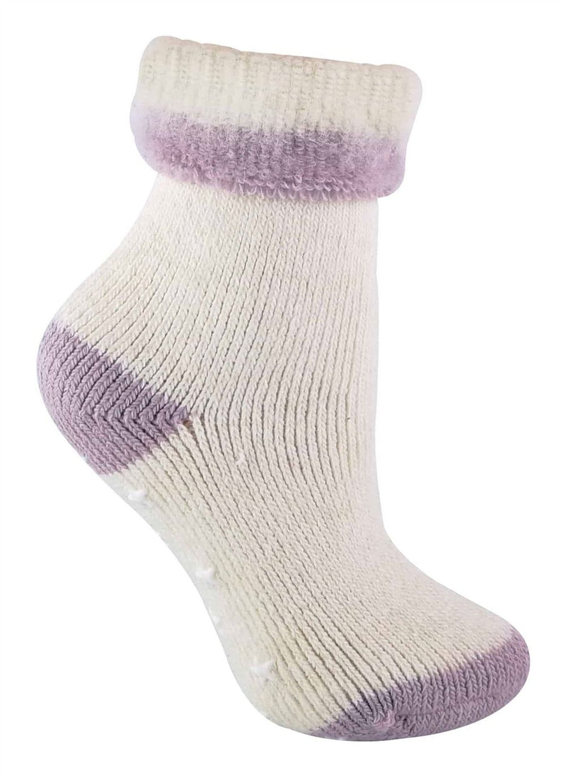 Ladies Non Slip Alpaca Wool Bed Socks