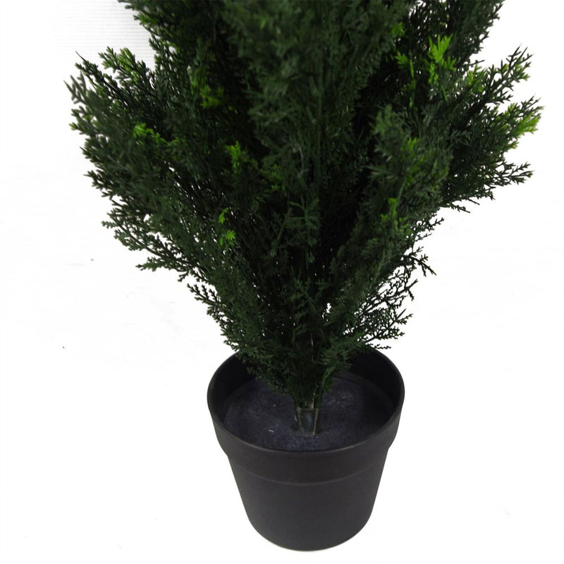 90cm UV Artificial Cedar Cypress Topiary UV Resistant