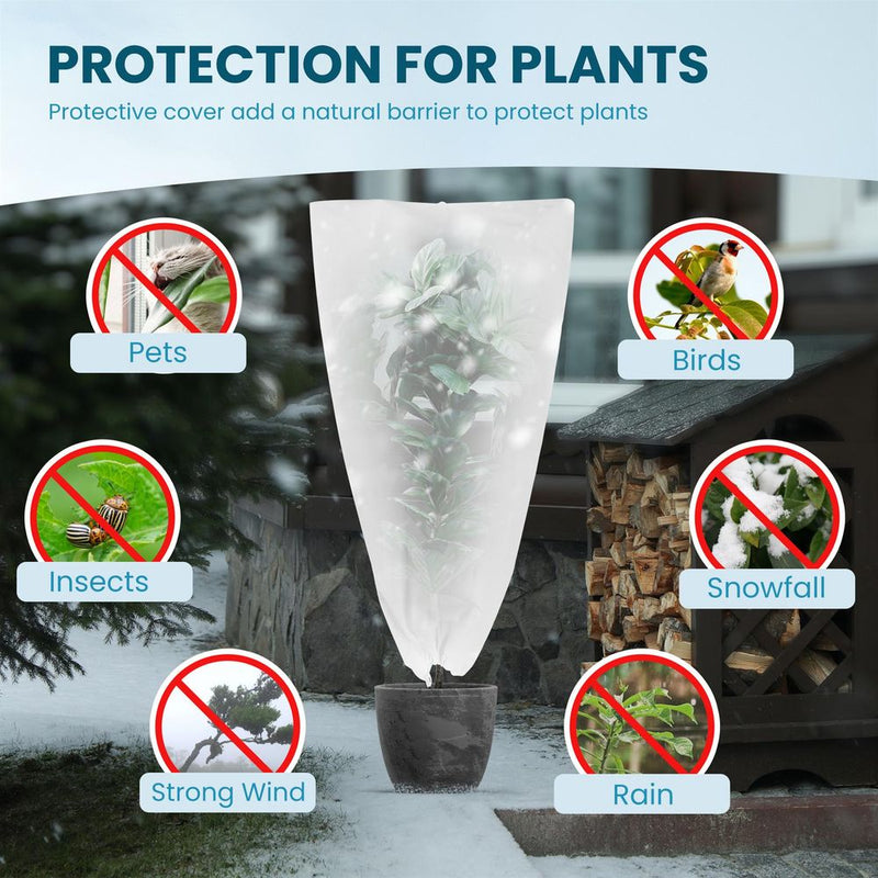 Garden Fleece Frost Protection Cover. Outdoor Winter Blanket, Prevent Insects