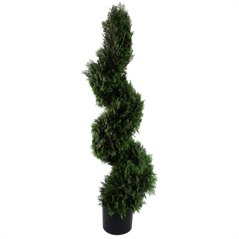120cm Sprial Cedar Tree Artificial Topiary