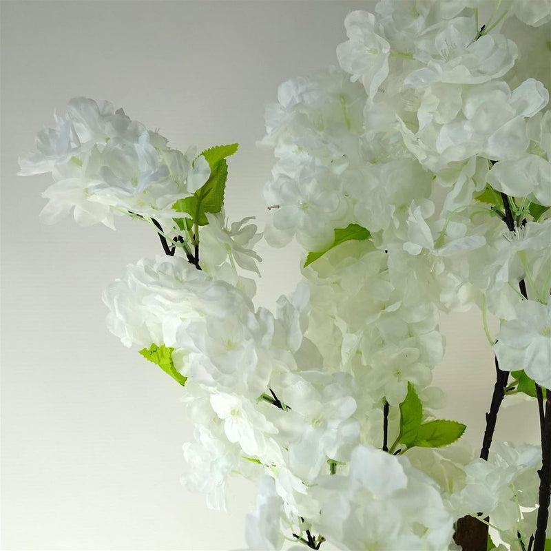 150cm Artificial White Blossom Tree