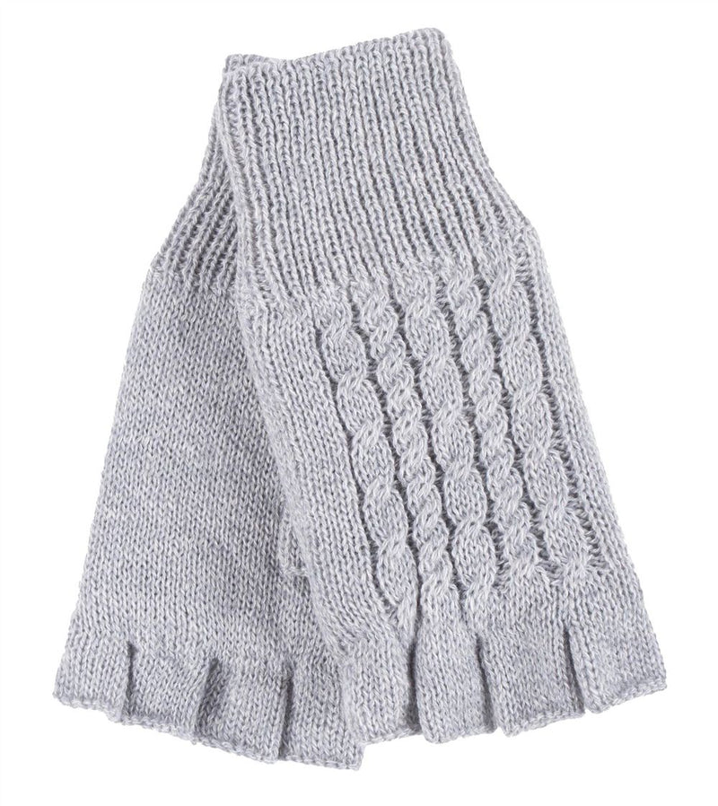 Heat Holders - Ladies CABLE KNIT Fingerless Gloves