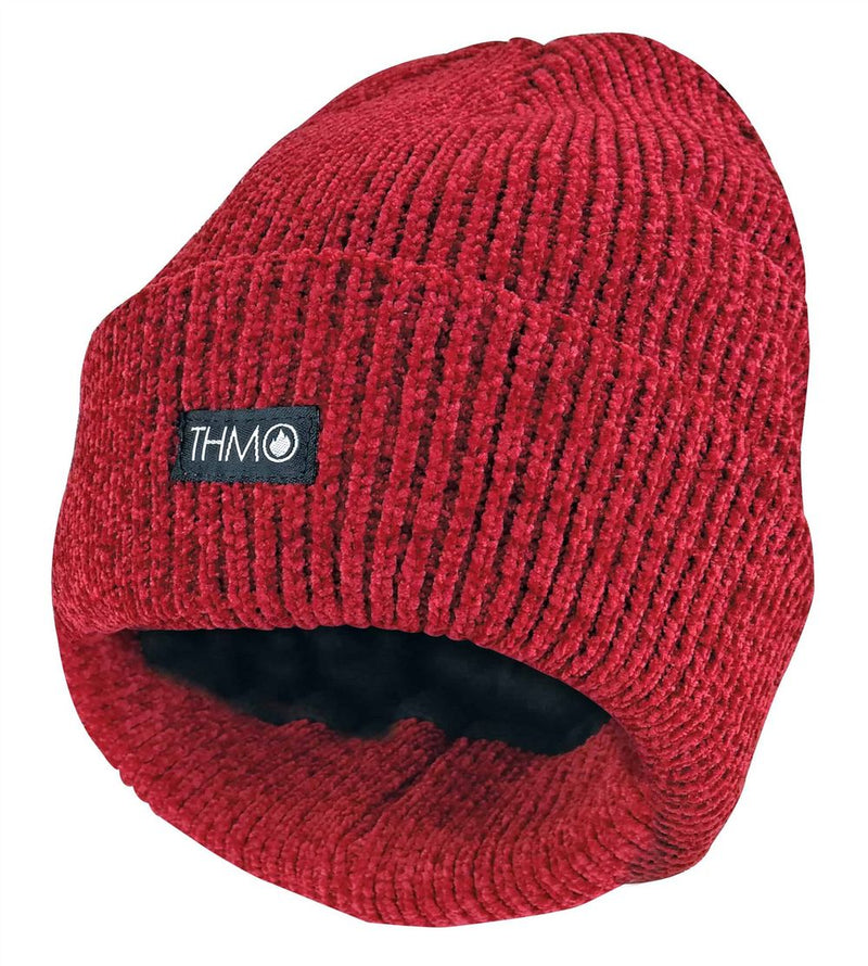 Ladies THMO Chenille Thermal Beanie Hat