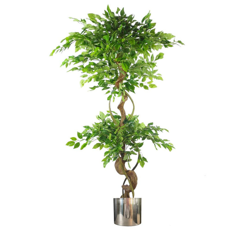 18cm Leaf Modern Metal Planter