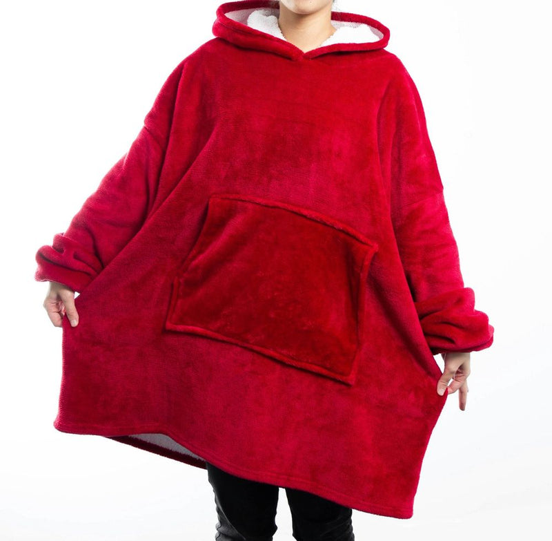 Oversized Ultra Plush Hoodie Blanket